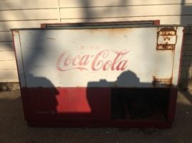 Vintage Coca Cola ice chest cooler