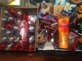 Collection of brand new Bath and Body Works body sprays, creams, and bath wash/shower gel 