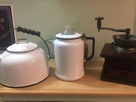 Vintage enamelware 