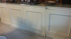 Long white credenza