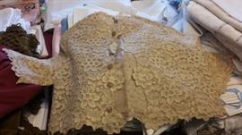 Antique lace items