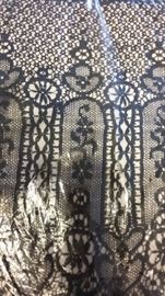 Antique handmade lace- 2 yds
