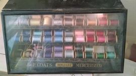 Antique thread display caddy