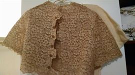 Vintage lace shrug