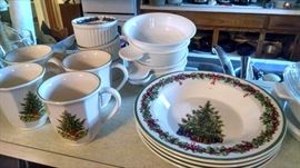 Christopher Radko Christmas dishes
