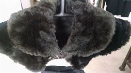 Vintage fur capelet