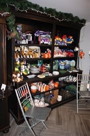 Huge cabinet FULL  of holiday/party decor