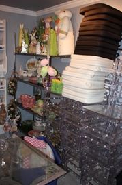 Acrylics chairs with cushions