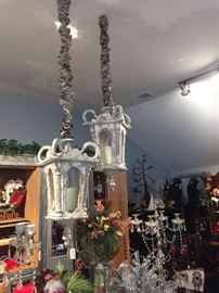 Hanging candle holders