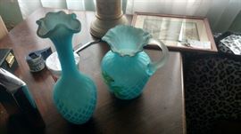 Hand blown glassware