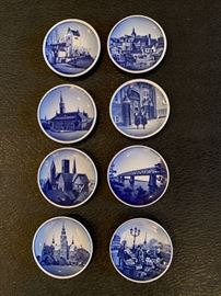 Royal Copenhagen 3 inch collector plates