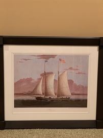Romance of Ships~ 2 of 4~ "Hudson" Great grouping for a den or study