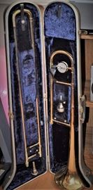 CONN Director Trombone, vintage with Case