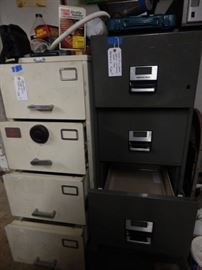 File cabinet safes. Combo locks!