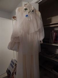 Vintage wedding dress. Very pretty and in excellent condition. 