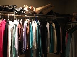 woman clothes and designer purses