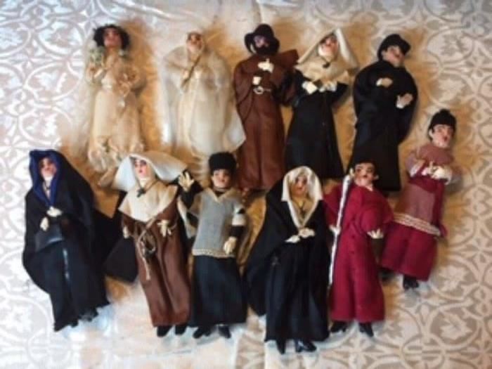 Religious Handmade 1950-1970 South American Dolls