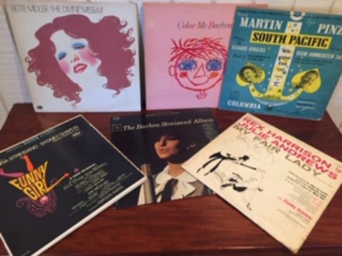 Broadway Musical Vinyls and Rare 1950 and 1960 