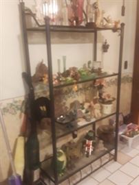 Blurry, will change. Lots of frogs, statues and misc collectibles.