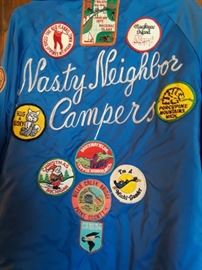 Retro jacket and patches, some items appear to be late 70's.