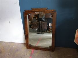 MD96P Solid Wood Mirror