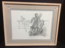 MD304F Charcoal Drawing Print Signed and Numbered by Bob Shepherd