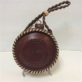 MD308F McClintock Leather Tooled Canteen