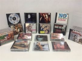 MD323F Mixed Genre of CDs  Streisand, Fifties, Nat King Cole, and More