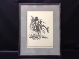 MD803D Sketch Artwork Signed and Numbered by Artist Hugh Cabot