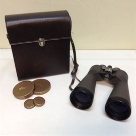 MD807D Vintage Selsi Lightweight Luminous Field 20 x 70 Binoculars with Case