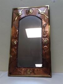 MD903E Decorative Copper and Tin Mirror