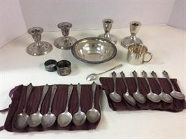 MD915E Sterling Silver Spoons, Bowl, and More