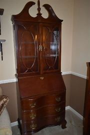 BEAUTIFUL RED MAHOGANY SECRETARY