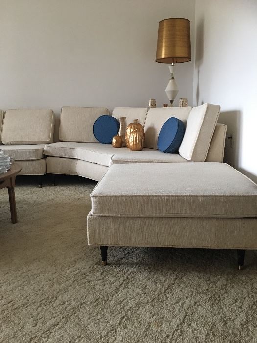 Magnificent mid-century sectional sofa