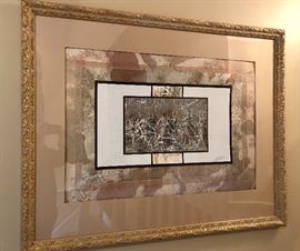 Framed contemporary art - 