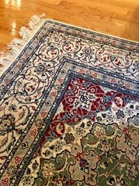 These rugs have been walked on with bare or slippered feet only! 