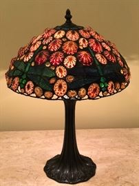 Tiffany-style Limpet Table Lamp