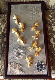 Chinese goldfish plaque 