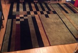 8 x 10 ft. Tibetan 100% wool rug