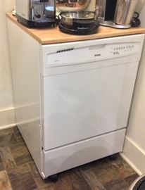 Gently used Kenmore Ultra Wash portable dishwasher. Only used periodically after big dinner parties.