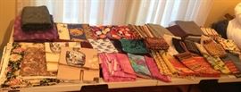 Lots of fabric - owner was a quilter