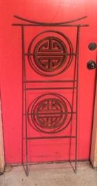 Wrought iron trellis