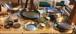 Cooking & catering items - wok, paella pans, bakeware, All Clad 6 qt. electric skillet
