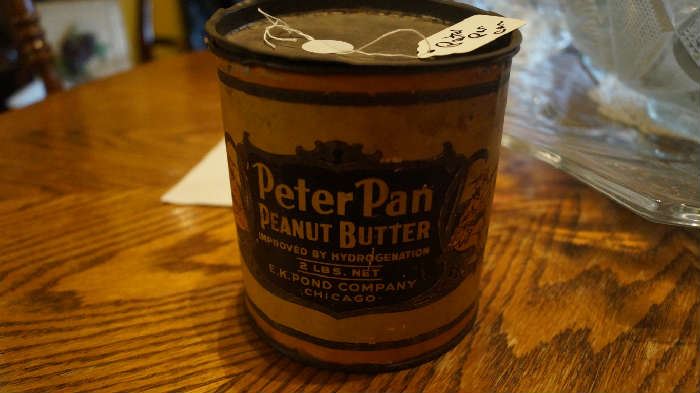 old peanut butter can