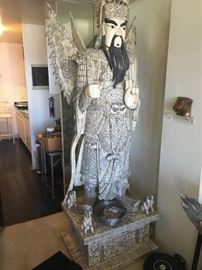 8 Foot Tall Bone Clad Statue