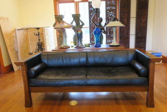 Maria Yee Leather Sofa