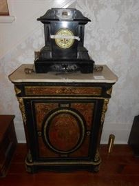 Marble top Boulle Cabinet