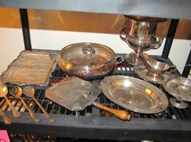 11 pcs silver plate service