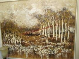  Painting on canvas signed Reynolds 51x41