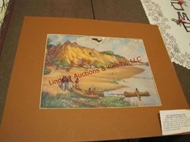 Fort Leavenworth of 1827 reprint in 1912, has damage